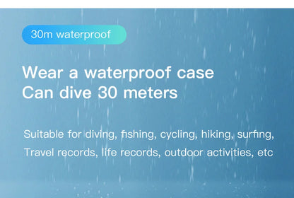 Pocket 4K Mini Camera  Magnetic Wearable Cam with Waterproof Shell WiFi Bike Motorcycle Camera Friendly for Casual Cycling Vlog